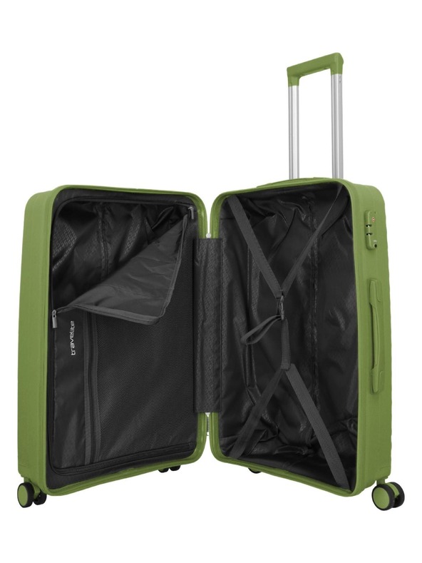 Travelite Cestovní kufr Travelite Pacific M Olive