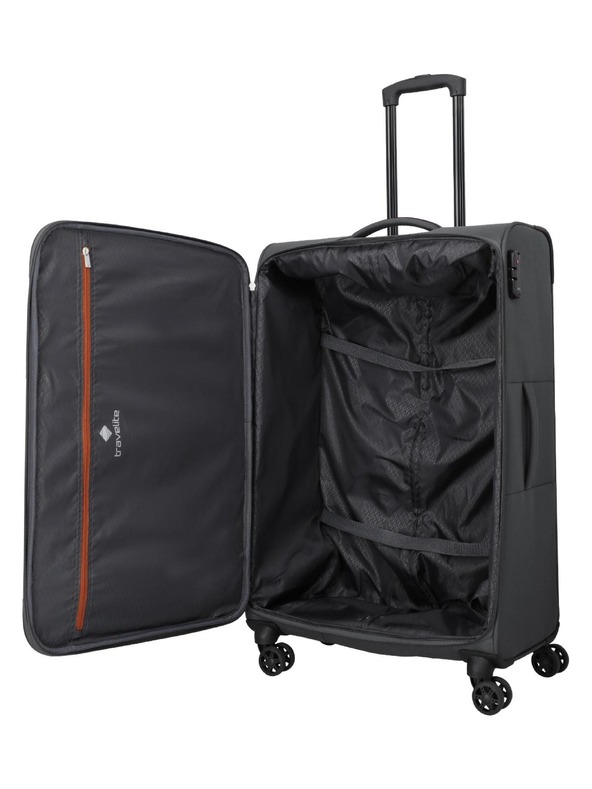 Travelite Cestovní kufr Travelite Priego L Anthracite