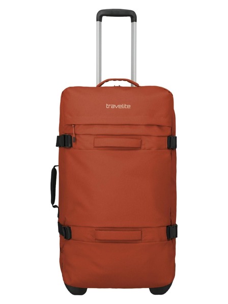 Travelite Cestovní taška Travelite Bolonia Wheeled Duffle L Orange