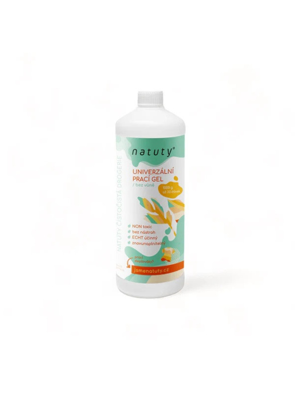 Natuty Prací gel Natuty univerzální bez vůně 1000 ml