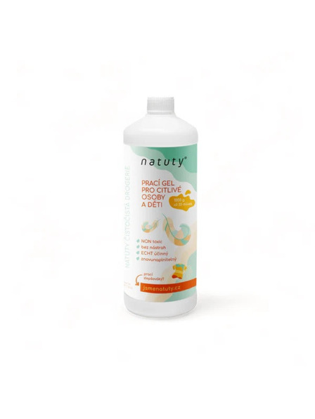 Natuty Prací gel Natuty pro citlivé osoby a děti 1000 ml