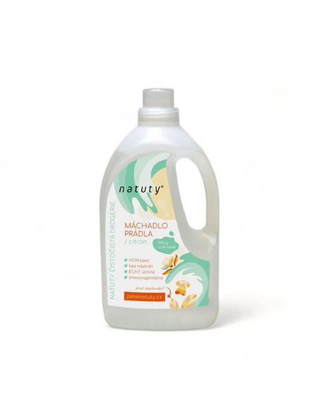 Natuty Máchadlo prádla Natuty s vůní citronu 1500 ml