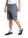 Meatfly Meatfly pánské kraťasy Syndrom Grey Ripstop