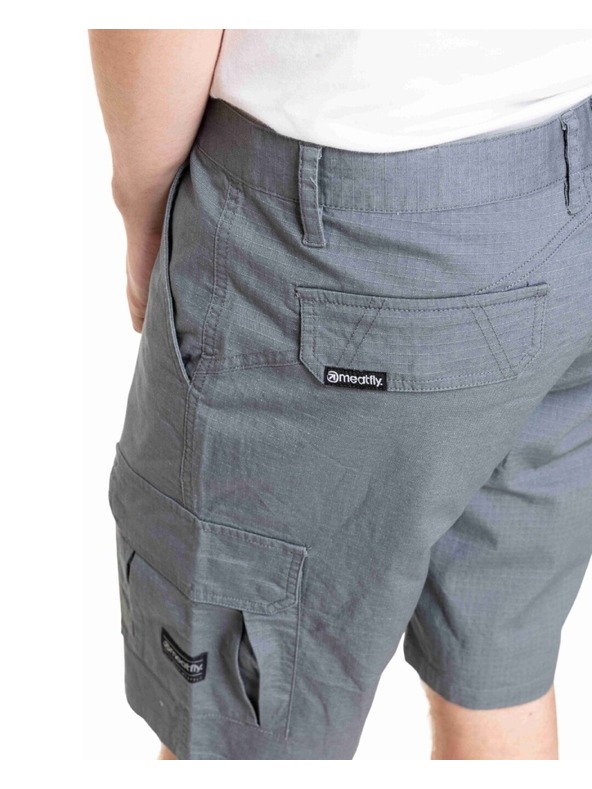 Meatfly Meatfly pánské kraťasy Syndrom Grey Ripstop