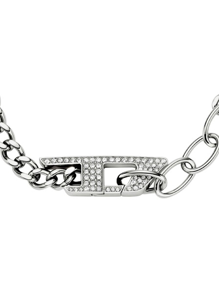 Diesel Unisex ocelový náramek Diesel D Logo DX1627040