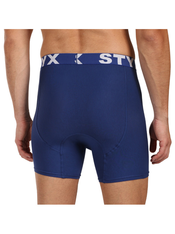 Styx Sada tří - pánské boxerky Styx long sportovní guma vícebarevné