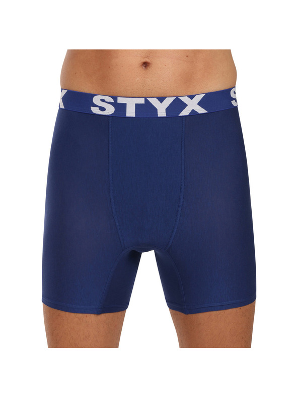 Styx Sada tří - pánské boxerky Styx long sportovní guma vícebarevné