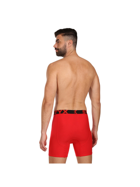 Styx Sada tří - pánské boxerky Styx long sportovní guma vícebarevné