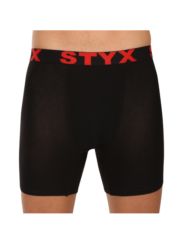 Styx Sada tří - pánské boxerky Styx long sportovní guma vícebarevné