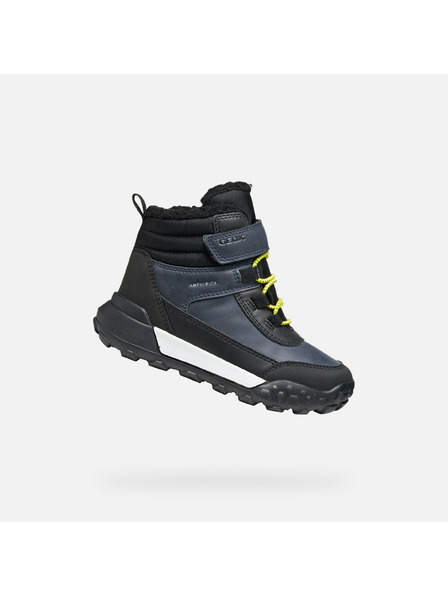Geox Tmavě modrá chlapecká kotníková obuv Geox Trekkyup ABX