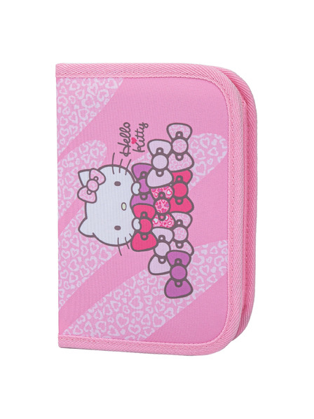 BAAGL  BAAGL Školní penál jednopatrový Hello Kitty Sweet Leopard GRS