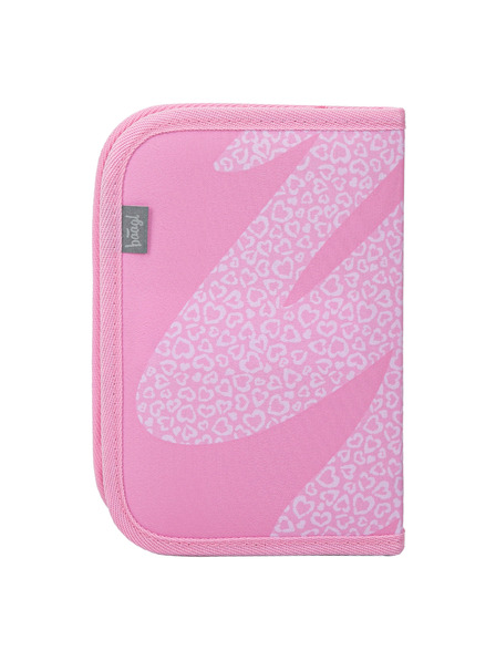 BAAGL  BAAGL Školní penál jednopatrový Hello Kitty Sweet Leopard GRS