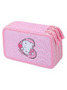 BAAGL  BAAGL Školní penál třípatrový Hello Kitty Sweet Leopard GRS