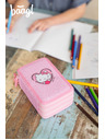 BAAGL  BAAGL Školní penál třípatrový Hello Kitty Sweet Leopard GRS