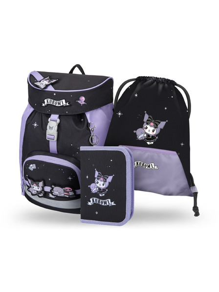 BAAGL  BAAGL SET 3 Airy Kuromi Fortune Dream: batoh, penál, sáček GRS