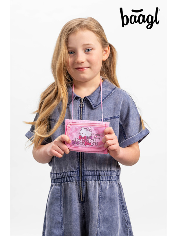 BAAGL  BAAGL Peněženka na krk Hello Kitty Sweet Leopard GRS