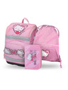 BAAGL  BAAGL SET 3 Zippy Plus Hello Kitty Sweet Leopard: aktovka, penál, sáček GRS