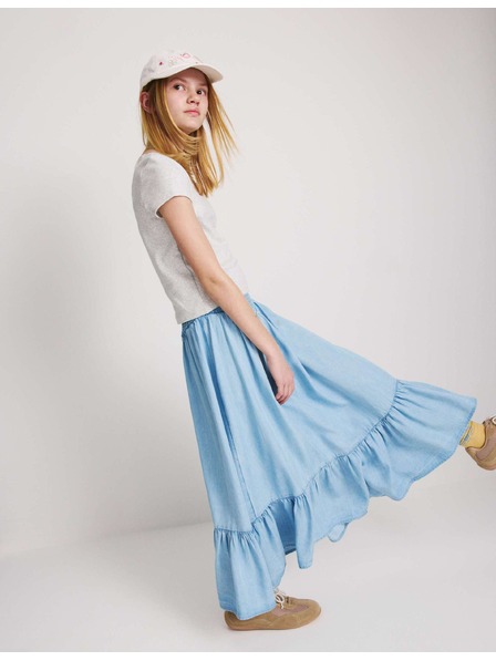 Marks & Spencer Žerzejová maxi sukně áčkového střihu (6–16 let) Marks & Spencer námořnická modrá