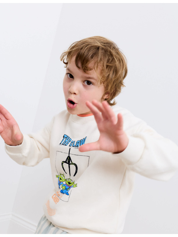 Marks & Spencer Mikina Toy Story™ s vysokým obsahem bavlny (2–8 let) Marks & Spencer smetanová