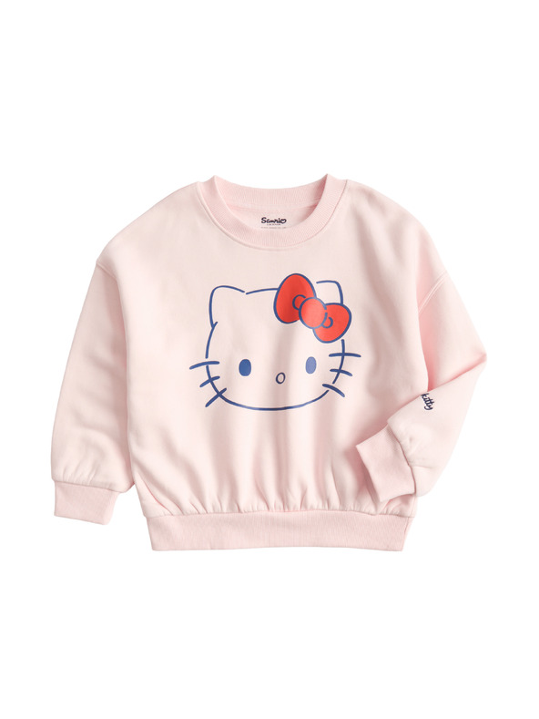 Marks & Spencer Mikina s motivem Hello Kitty™ s vysokým podílem bavlny (2–8 let) Marks & Spencer růžová