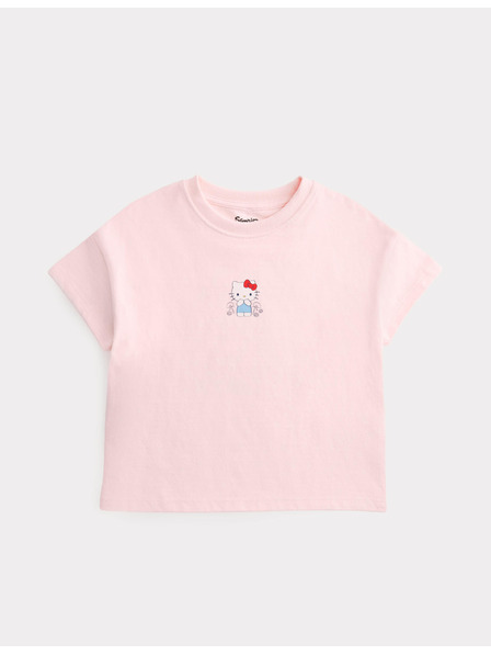 Marks & Spencer Tričko s motivem Hello Kitty™, z čisté bavlny (2–8 let) Marks & Spencer růžová
