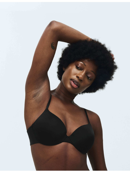 Marks & Spencer Neviditelná Body Invisibles™ podprsenka s polovičními košíčky s kosticemi, (A-E) Marks & Spencer černá