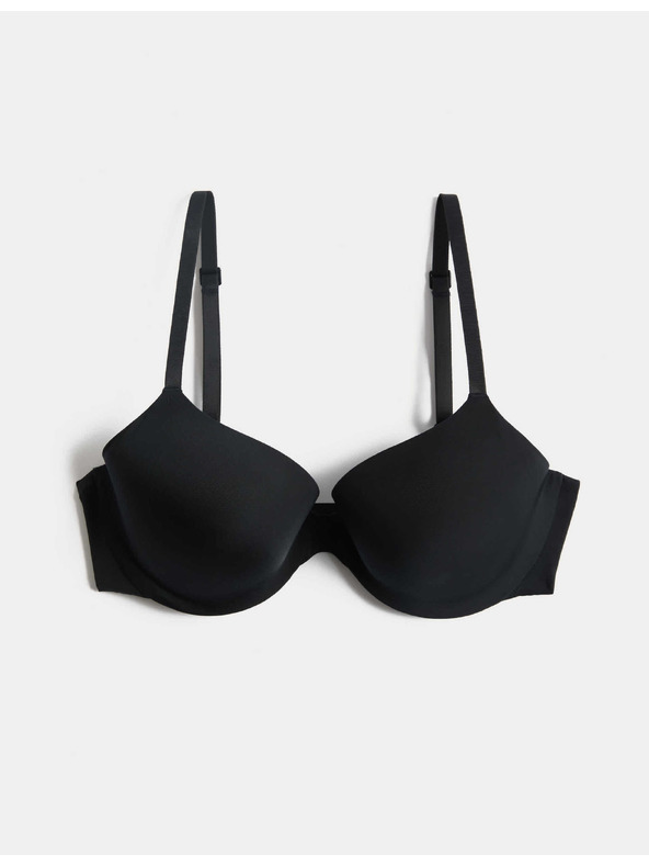 Marks & Spencer Neviditelná Body Invisibles™ podprsenka s polovičními košíčky s kosticemi, (A-E) Marks & Spencer černá