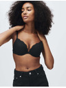 Marks & Spencer Krajková push-up dekoltová podprsenka Jasmine s kosticemi, (vel. A–E) Marks & Spencer černá