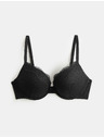 Marks & Spencer Krajková push-up dekoltová podprsenka Jasmine s kosticemi, (vel. A–E) Marks & Spencer černá