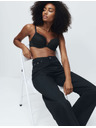 Marks & Spencer Krajková push-up dekoltová podprsenka Jasmine s kosticemi, (vel. A–E) Marks & Spencer černá