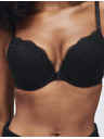 Marks & Spencer Krajková push-up dekoltová podprsenka Jasmine s kosticemi, (vel. A–E) Marks & Spencer černá