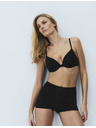 Marks & Spencer Neviditelná Body Invisibles™ dekoltová push-up podprsenka s kosticemi, (A–E) Marks & Spencer černá