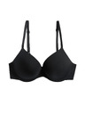 Marks & Spencer Neviditelná Body Invisibles™ dekoltová push-up podprsenka s kosticemi, (A–E) Marks & Spencer černá