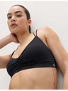 Marks & Spencer Zkrácená sportovní trojúhelníková podprsenka bez kostic Marks & Spencer černá