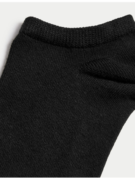Marks & Spencer 5 párů nízkých ponožek Sumptuously Soft™ Marks & Spencer černá