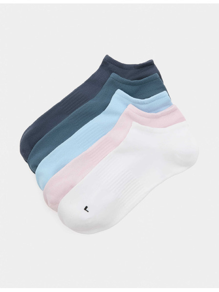 Marks & Spencer Krátké ponožky Trainer Liners™ z mikrovlákna, 5 ks Marks & Spencer růžová
