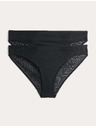 Marks & Spencer Balení 3 nevitelných Body Invisibles™ krajkových brazilských kalhotek Marks & Spencer černá