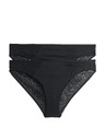 Marks & Spencer Balení 3 nevitelných Body Invisibles™ krajkových brazilských kalhotek Marks & Spencer černá