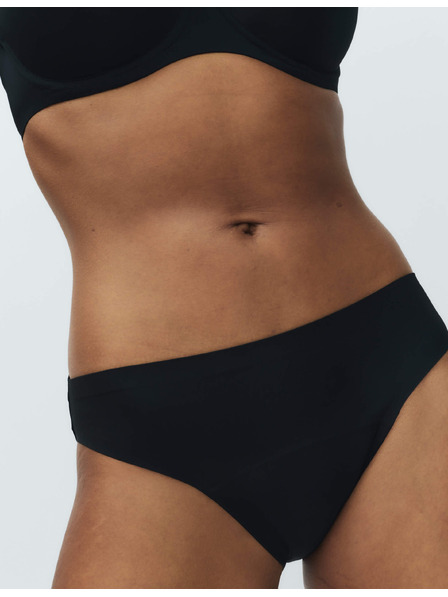 Marks & Spencer Sada 3 ks bikinových menstruačních kalhotek bez viditelných lemů Marks & Spencer černá