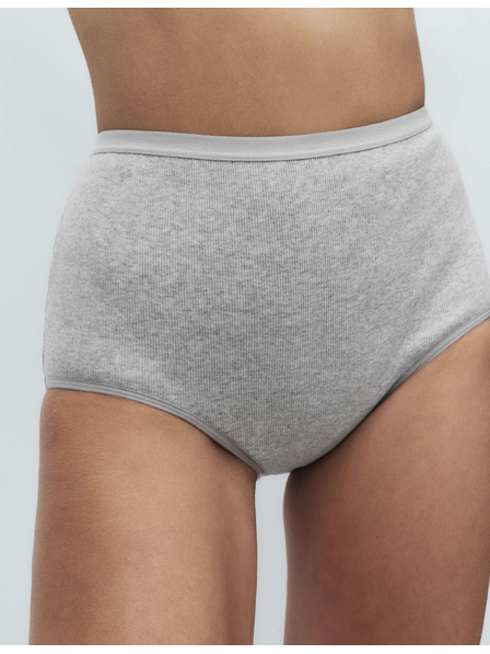 Marks & Spencer Vysoce savé menstruační kalhotky do pasu, 2 ks Marks & Spencer šedá