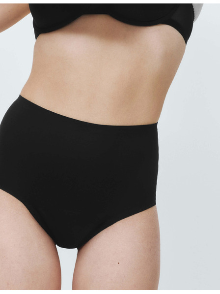 Marks & Spencer Vysoce savé menstruační kalhotky do pasu bez viditelného lemu, 3 ks Marks & Spencer černá