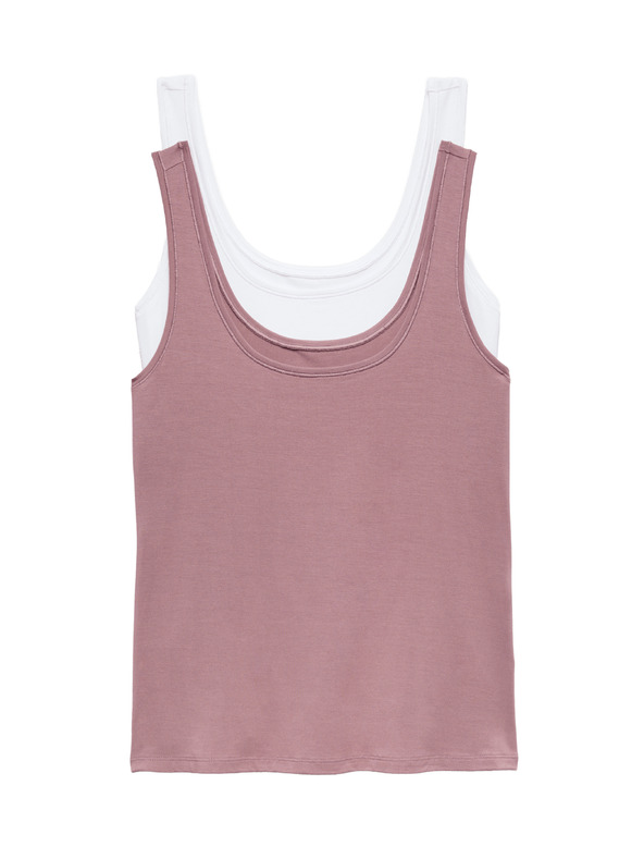 Marks & Spencer 2 tílka Flexifit™ s vysokým podílem modalu Marks & Spencer růžová