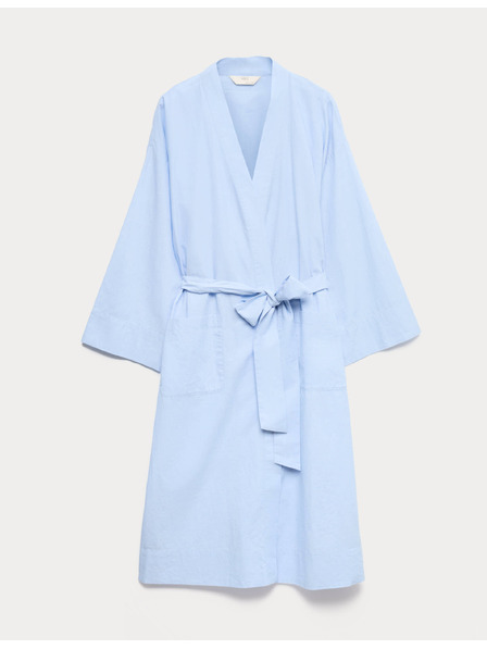 Marks & Spencer Pléd z materiálu chambray z čisté bavlny Marks & Spencer modrá