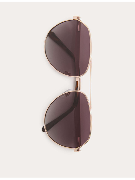 Marks & Spencer Kovové polarizované slunečný brýle ve stylu Aviator Marks & Spencer zlatá