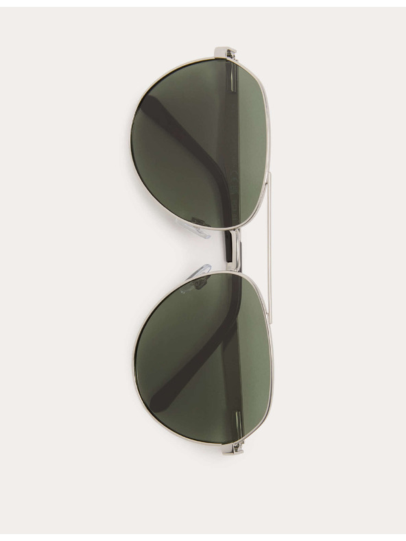 Marks & Spencer Kovové polarizované slunečný brýle ve stylu Aviator Marks & Spencer stříbrná
