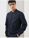 Marks & Spencer Bomber ze směsi bavlny Marks & Spencer modrá