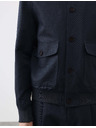 Marks & Spencer Bomber ze směsi bavlny Marks & Spencer modrá
