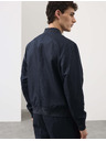 Marks & Spencer Bomber ze směsi bavlny Marks & Spencer modrá