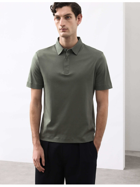 Marks & Spencer Polokošile z čisté bavlny Supima® Marks & Spencer zelená