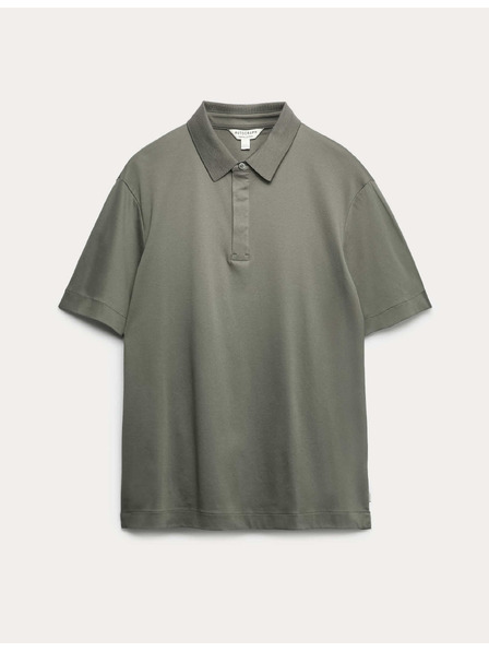 Marks & Spencer Polokošile z čisté bavlny Supima® Marks & Spencer zelená